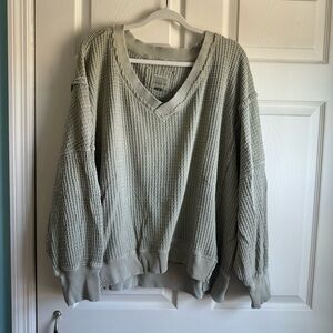 American Eagle Outfitters Women's  Oversized Crew Neck Sweater